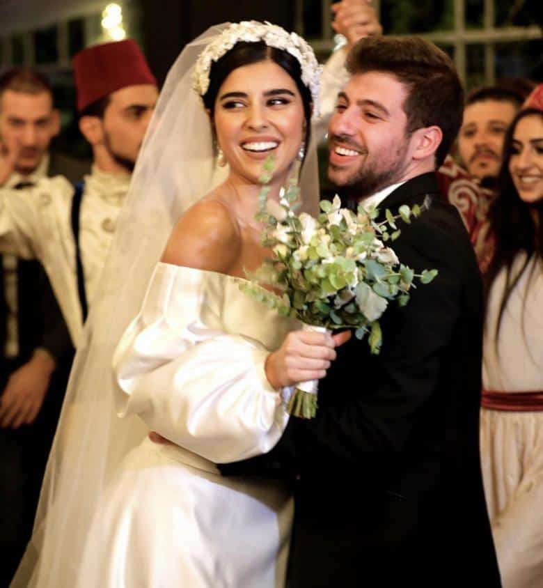 Zina Makki e seu marido