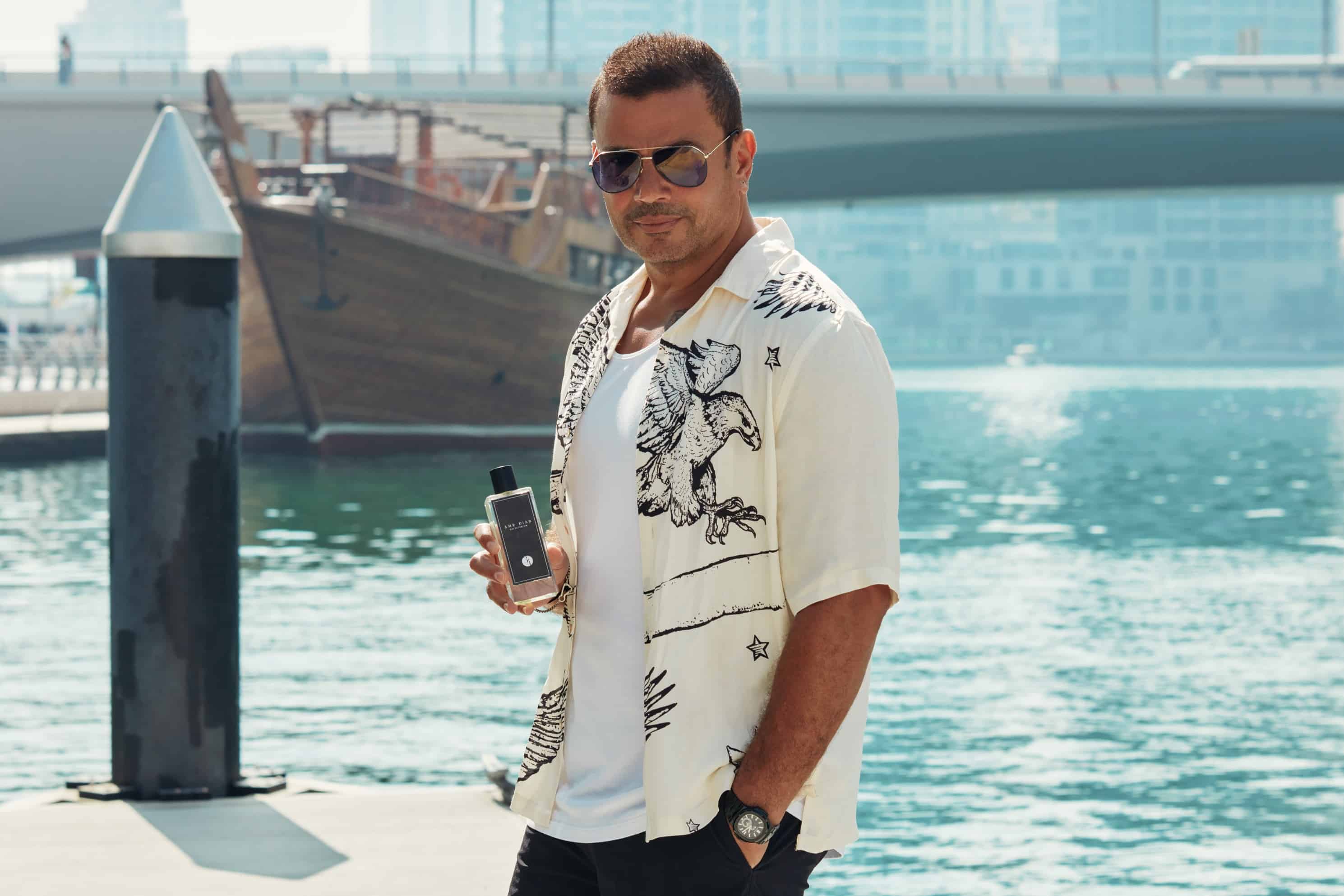 Amr Diab ရေမွှေးအသစ် "34" ကို Amazon UAE တွင် သီးသန့်ရောင်းချသည်။