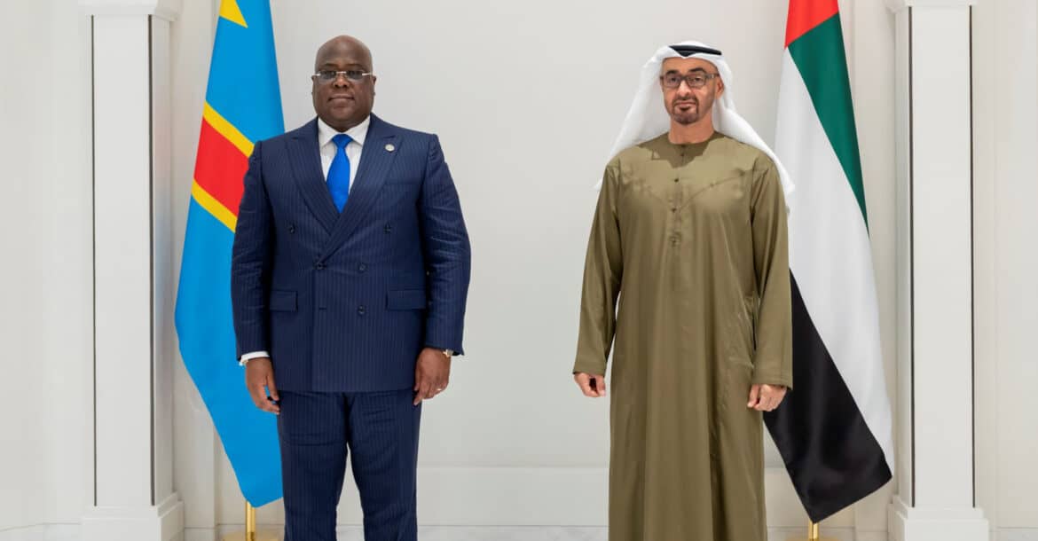 El president Felix Antoine Tshisekedi en una visita oficial als Emirats Àrabs Units