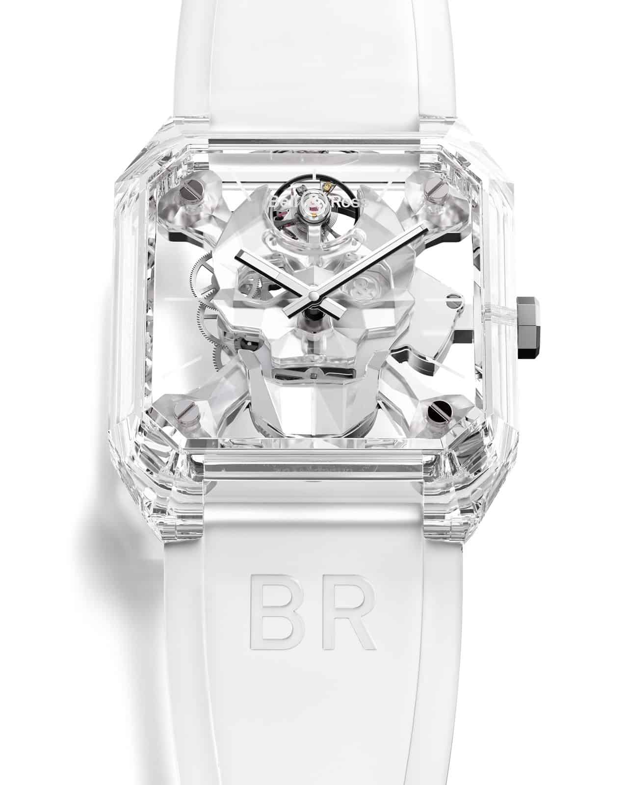 BR 01 CYBER SKULL SAPPHIRE No Limits to Excellence de bell & Ross