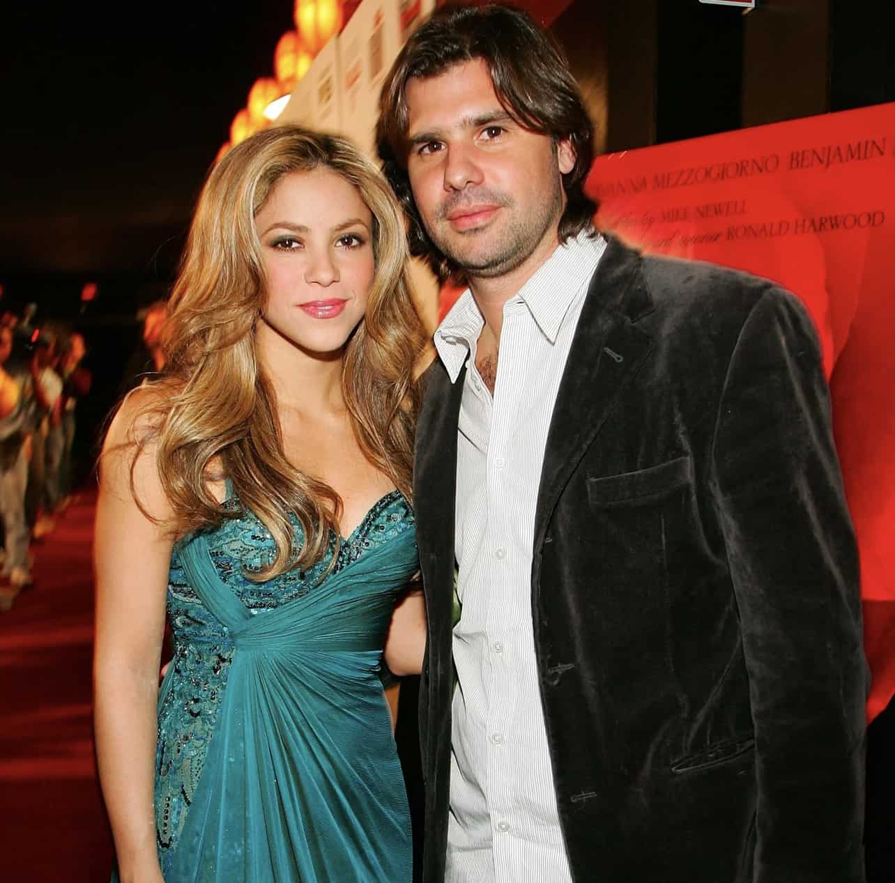 Shakira y su novio Antonio