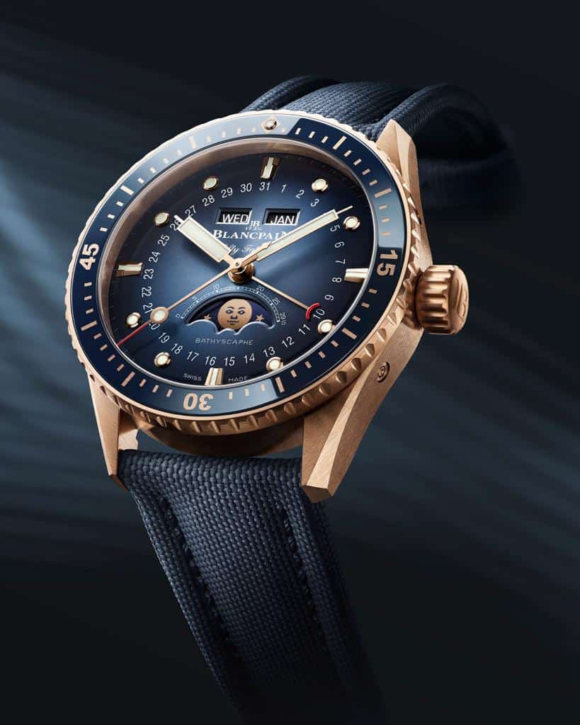 Blancpain-ը ներկայացրել է Fifty Fathoms Bathyscaphe Quantième Complet ժամացույցի երկու նոր մոդել