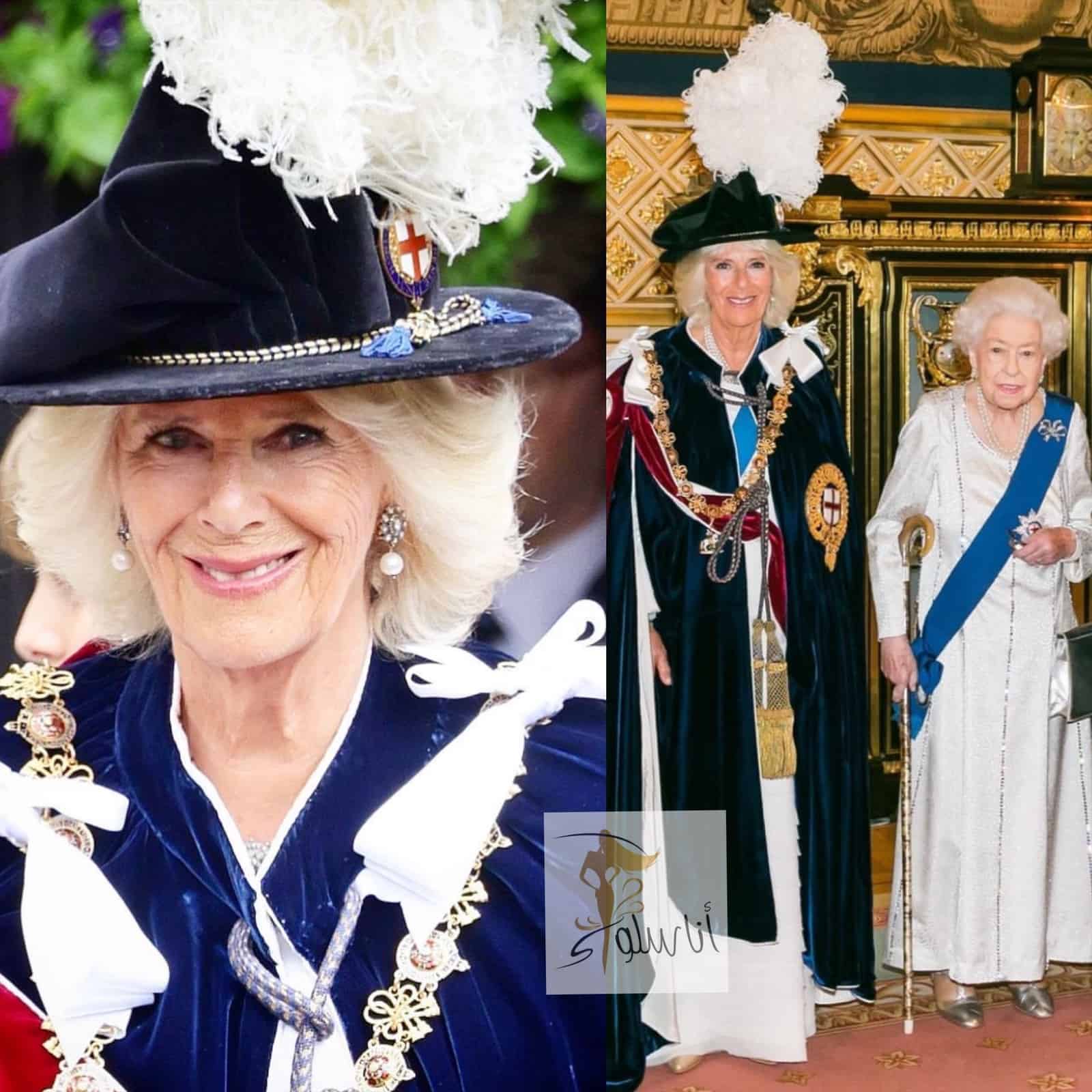 Hertuginde Camilla med Dronningen