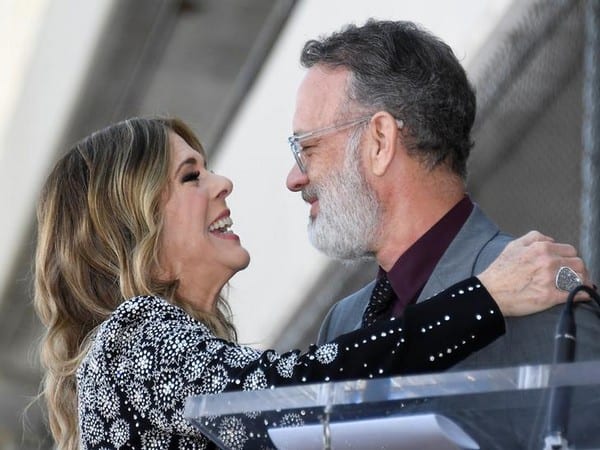 Tom Hanks e sua esposa, a atriz Rita Wilson