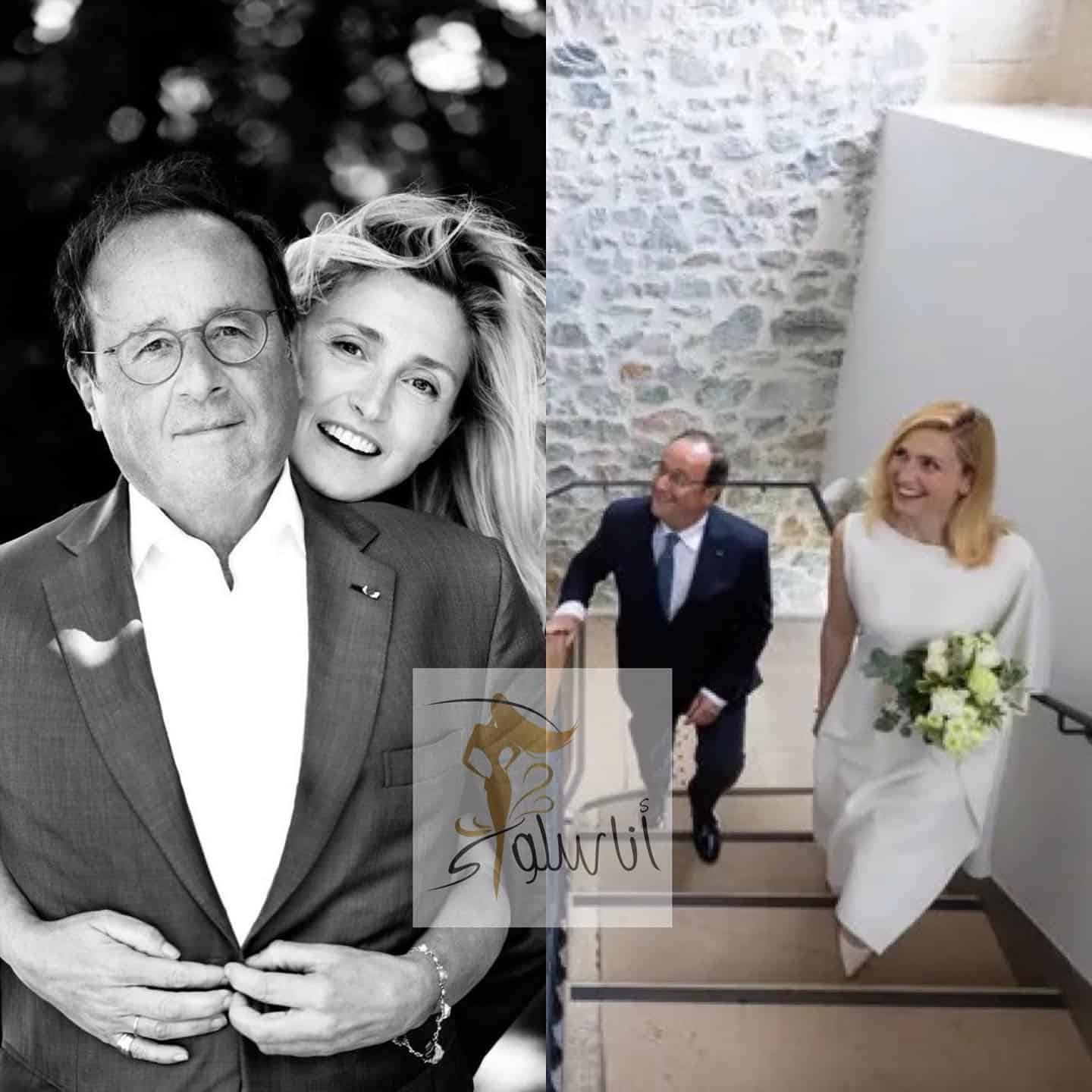 Francois Hollande'o ir Julie Gayet santuoka