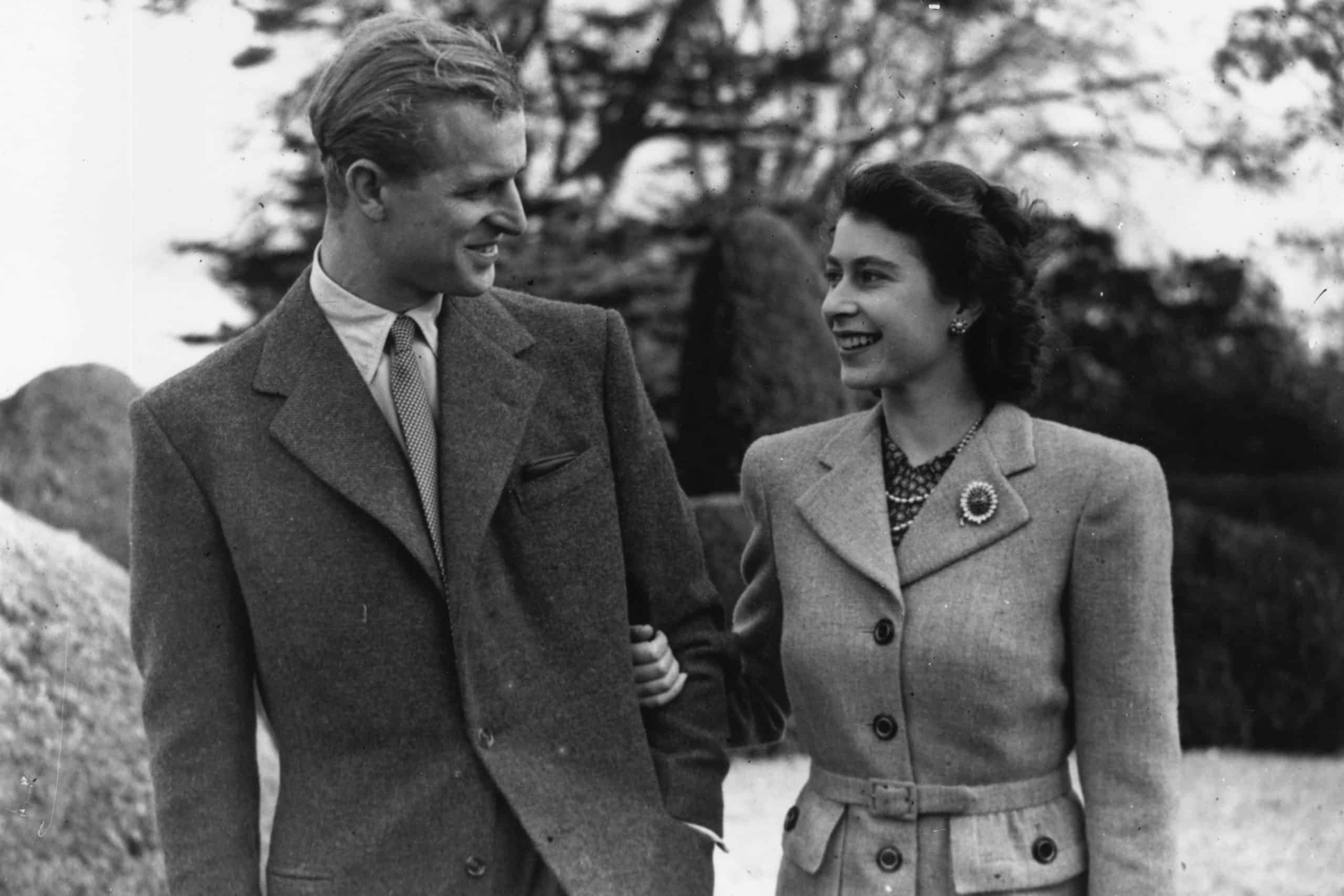 Prins Philip en koningin Elizabeth