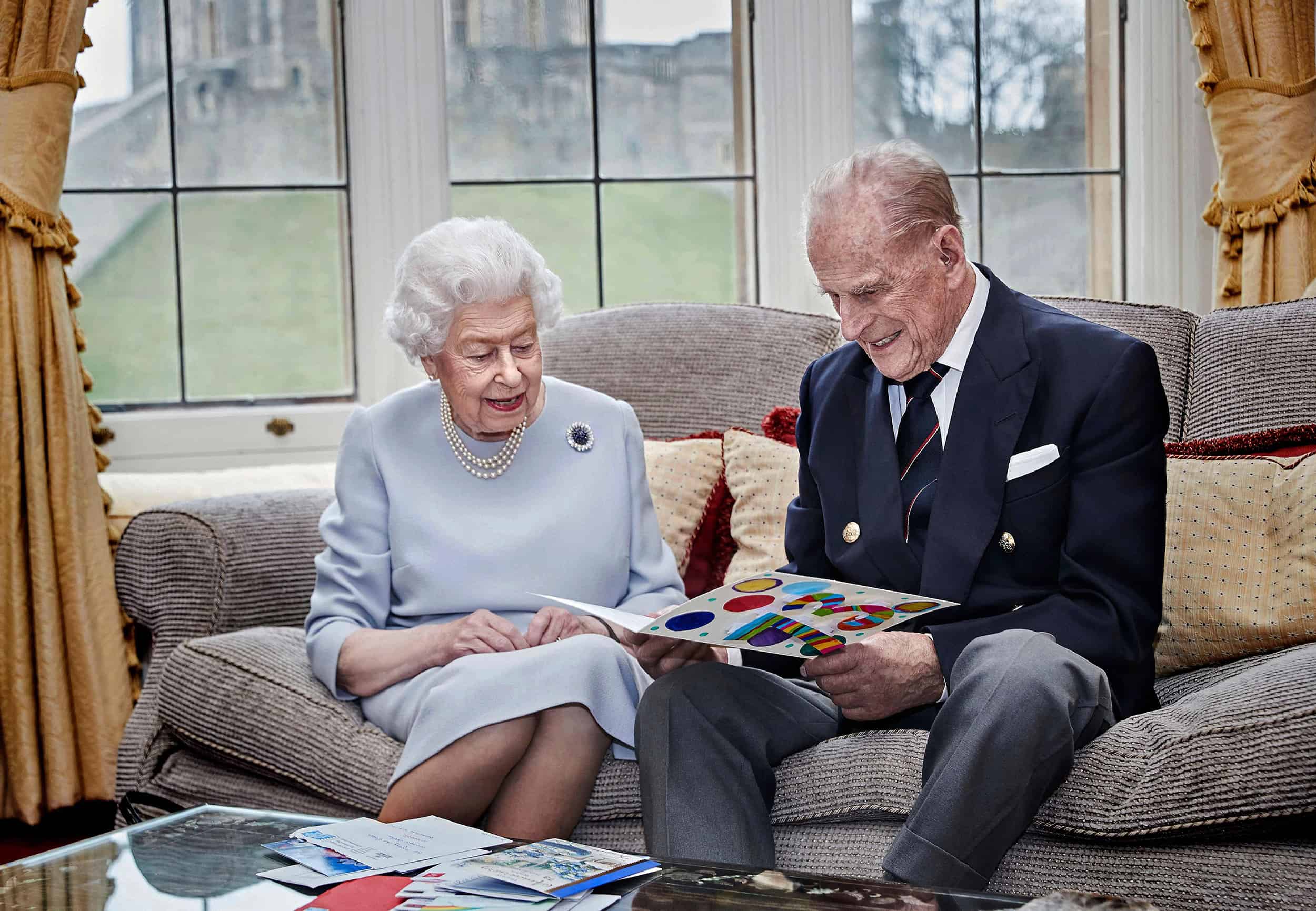 Prins Philip en koningin Elizabeth