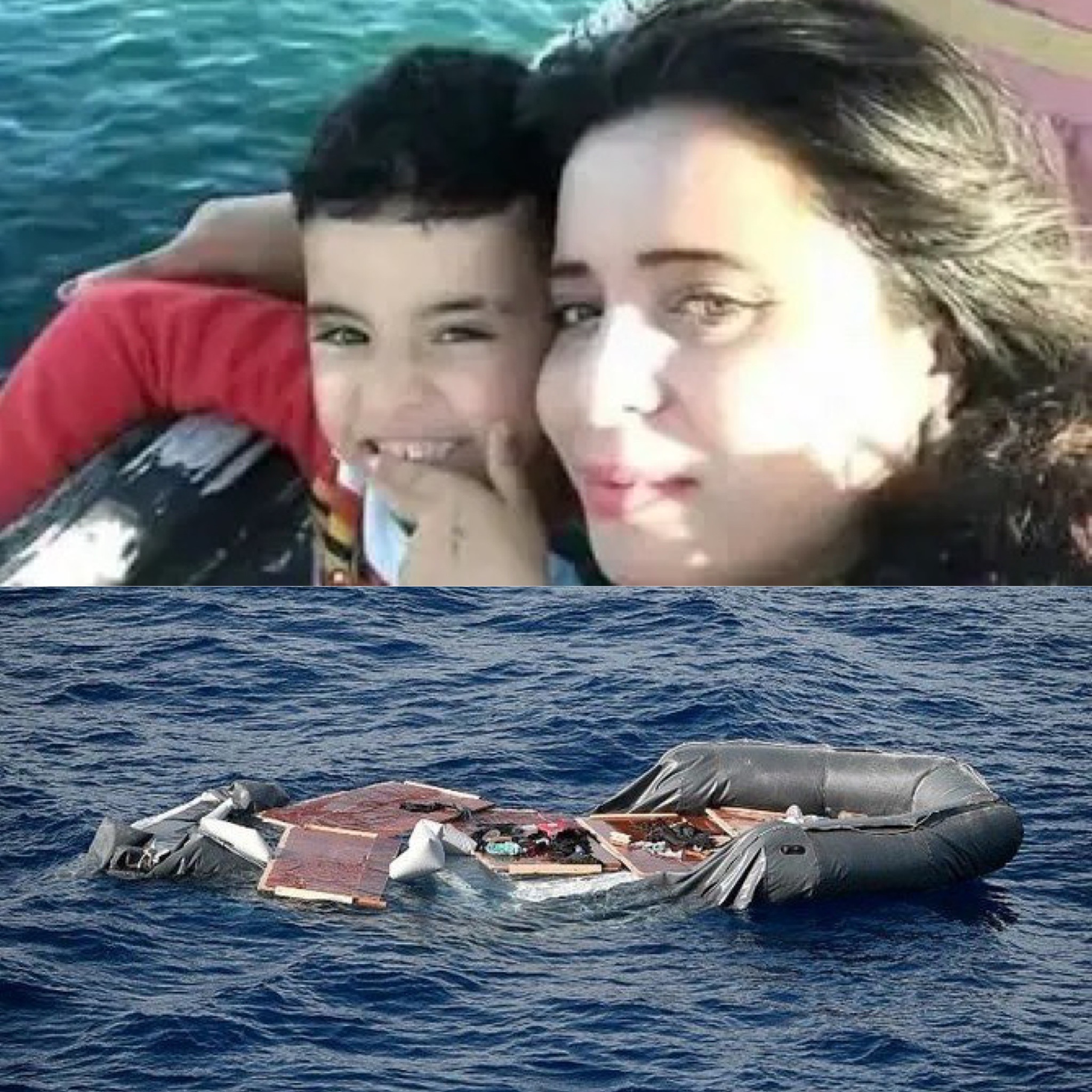مادر و دختری که در دریا بلعیده شده اند