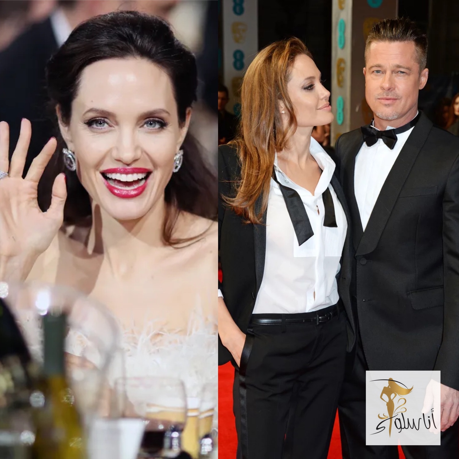 Angelina Jolie naBrad Pitt