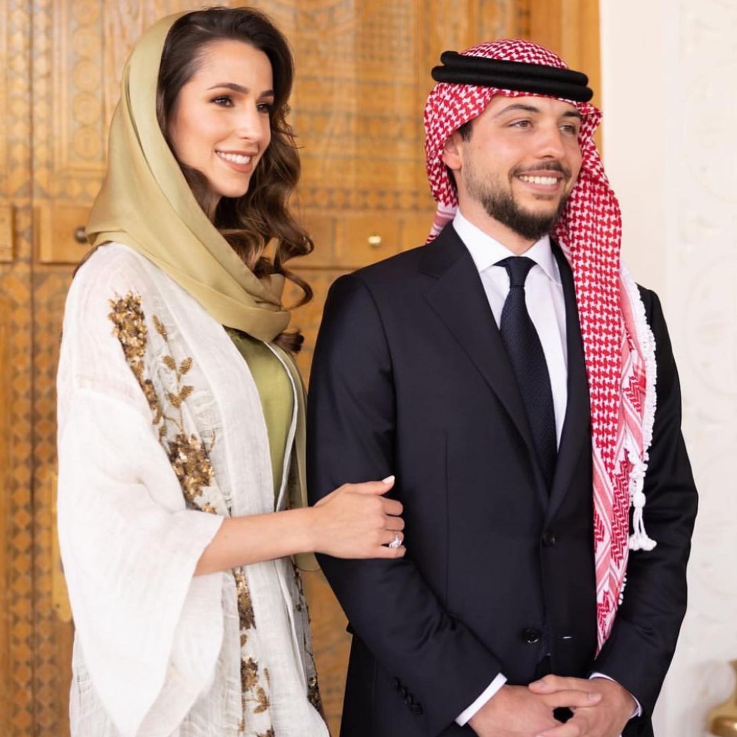 Jordaania kroonprints Hussein bin Abdullah II kihlus