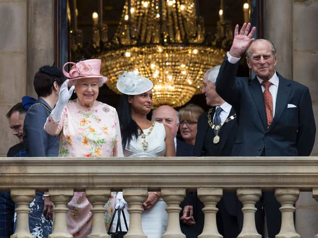 Koningin Elizabeth in Liverpool