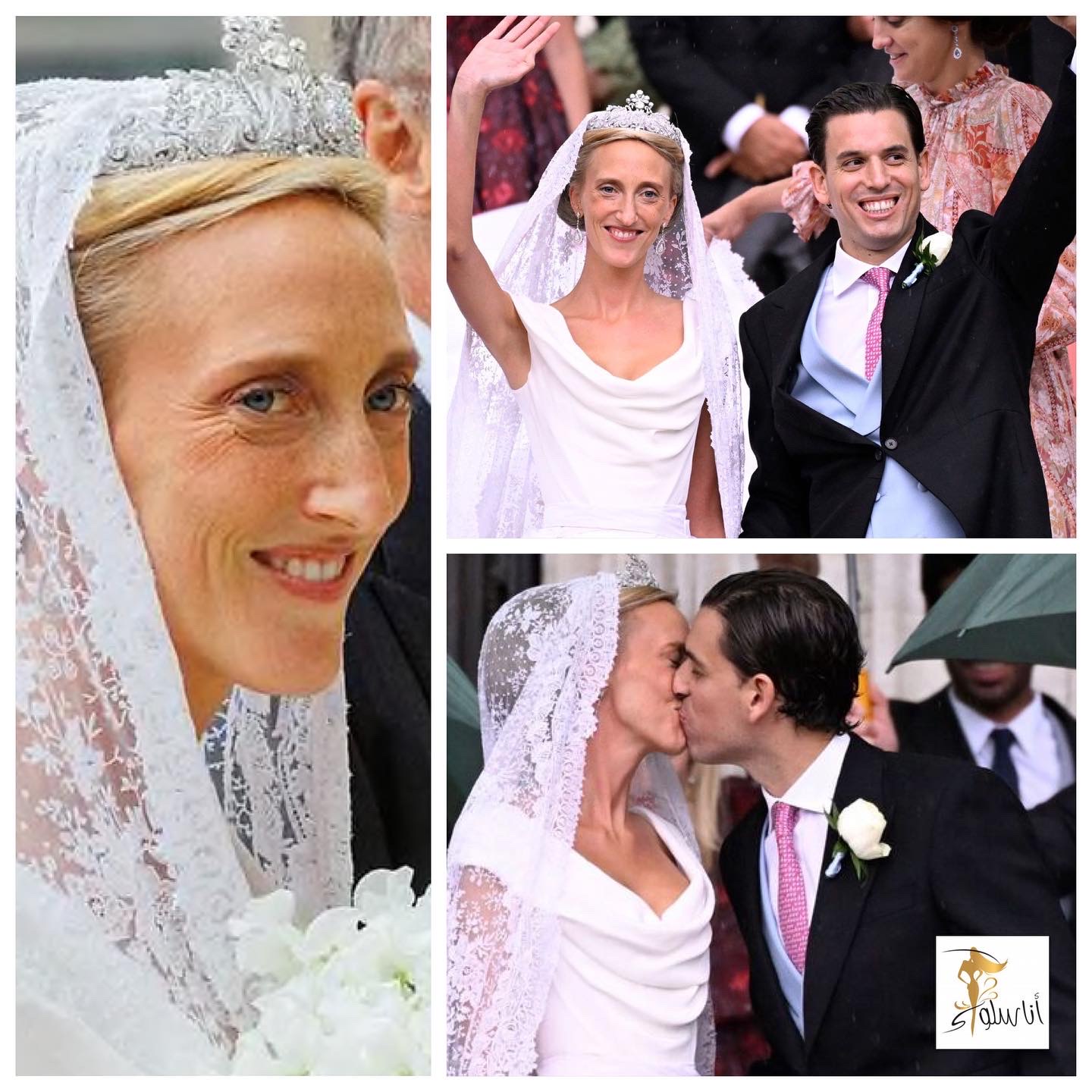 زفاف الاميرة ماريا لورا أميرة بلجيكا من خطيبها المغربي ويليام اسفي