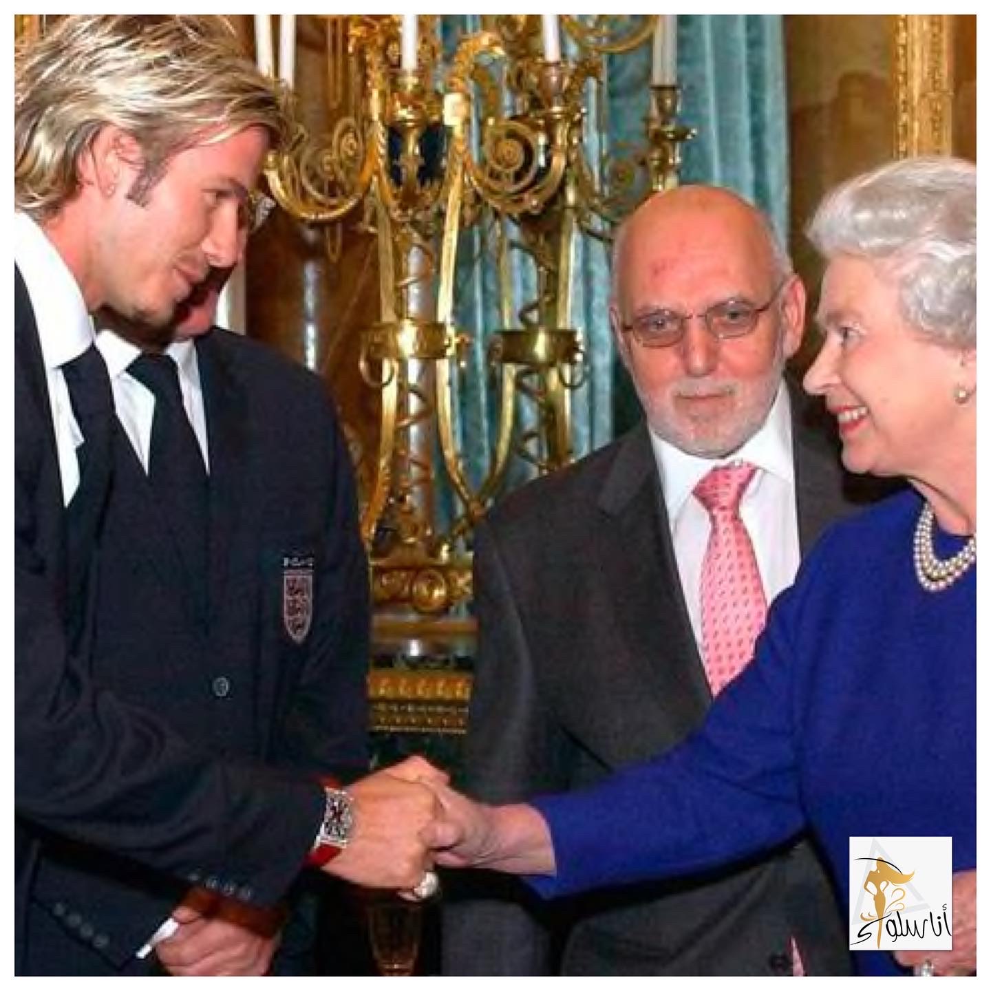 Si David Beckham ay nagpaalam kay Queen Elizabeth