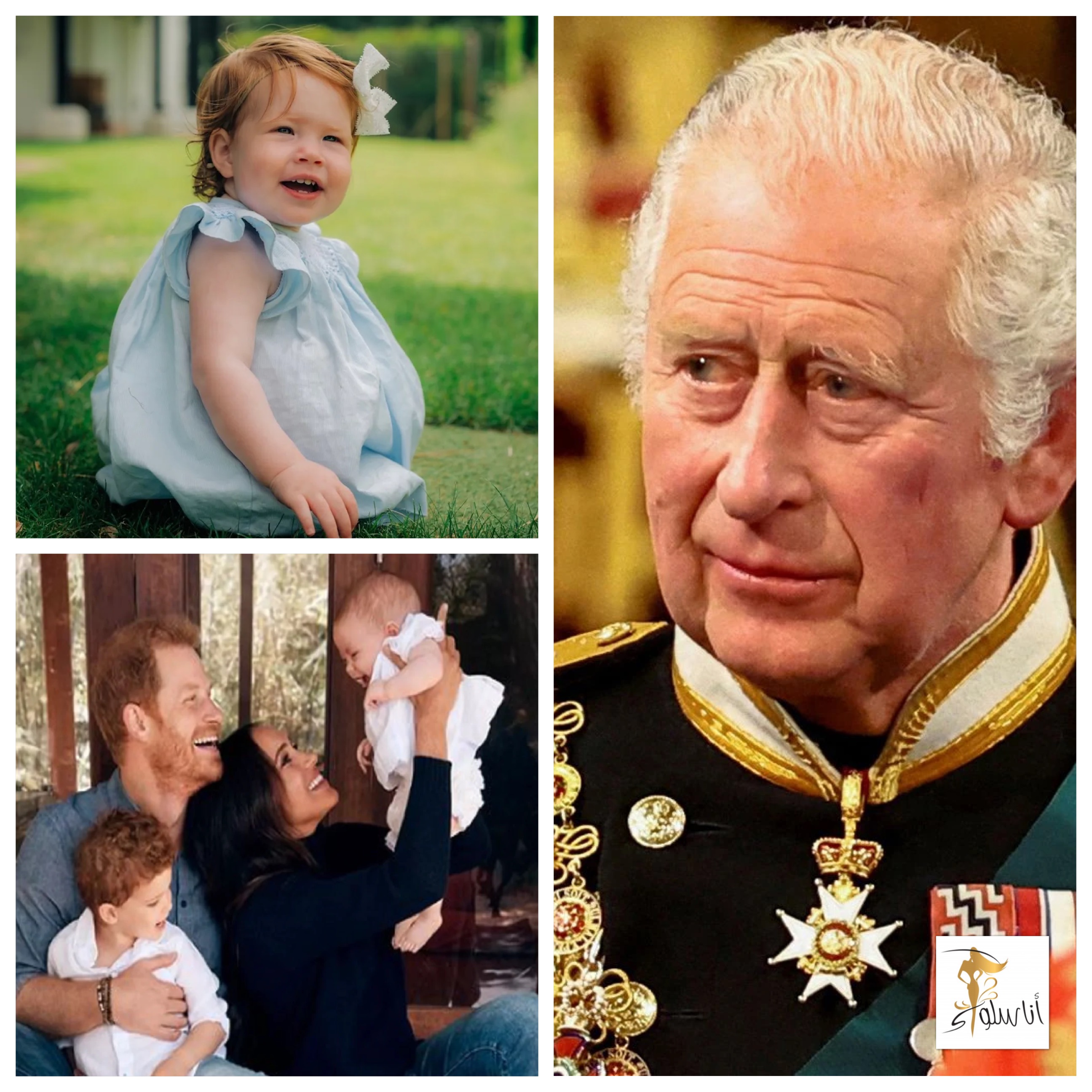 الملك تشارلز وعائلة الأمير هاري 