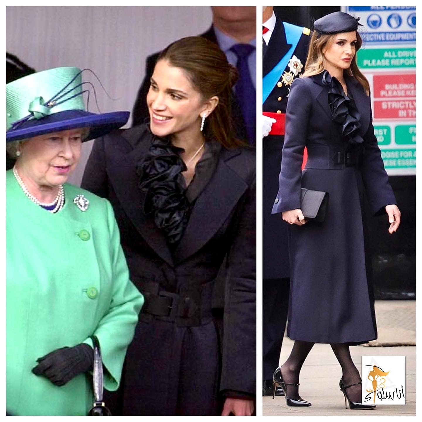 Queen Rania Akram Queen Elizabeth