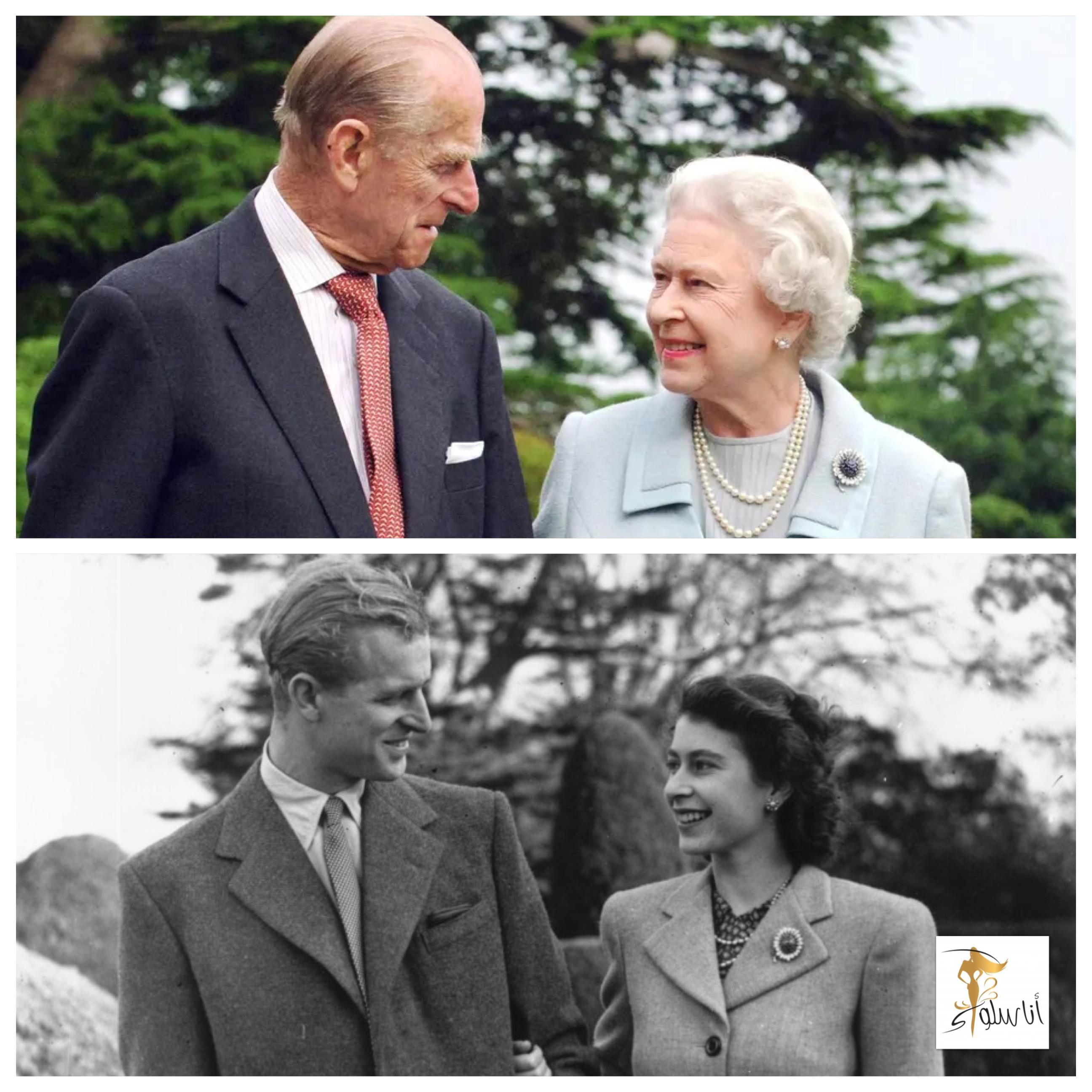 Prins Philip og dronning Elizabeth