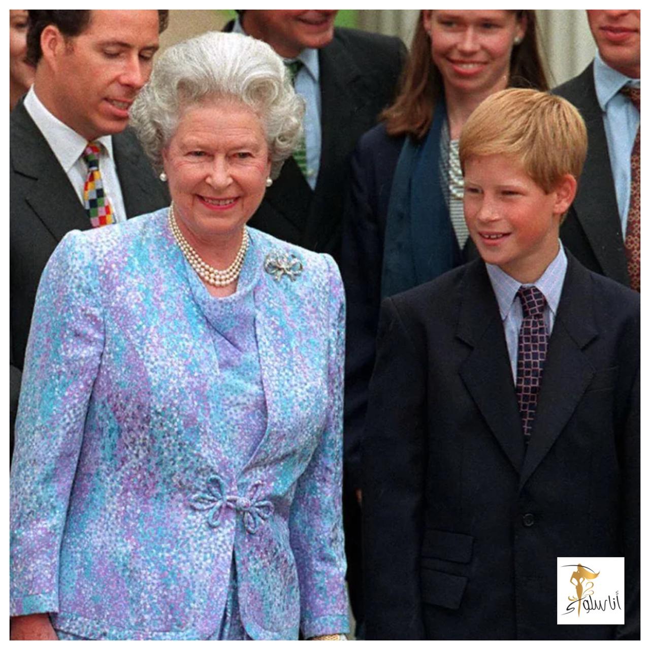 Queen Elizabeth and Prince Harry