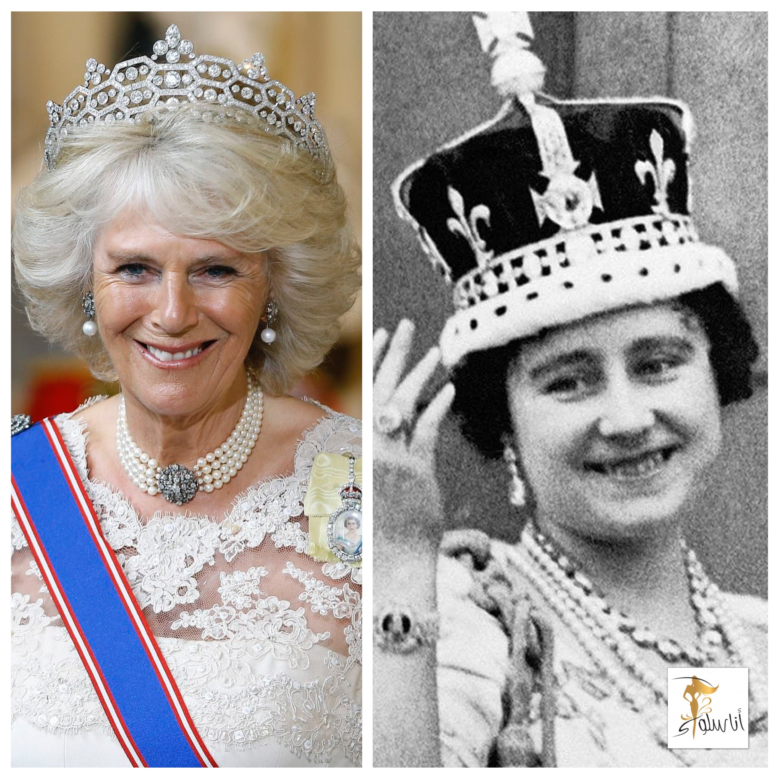 La corona della regina Camilla