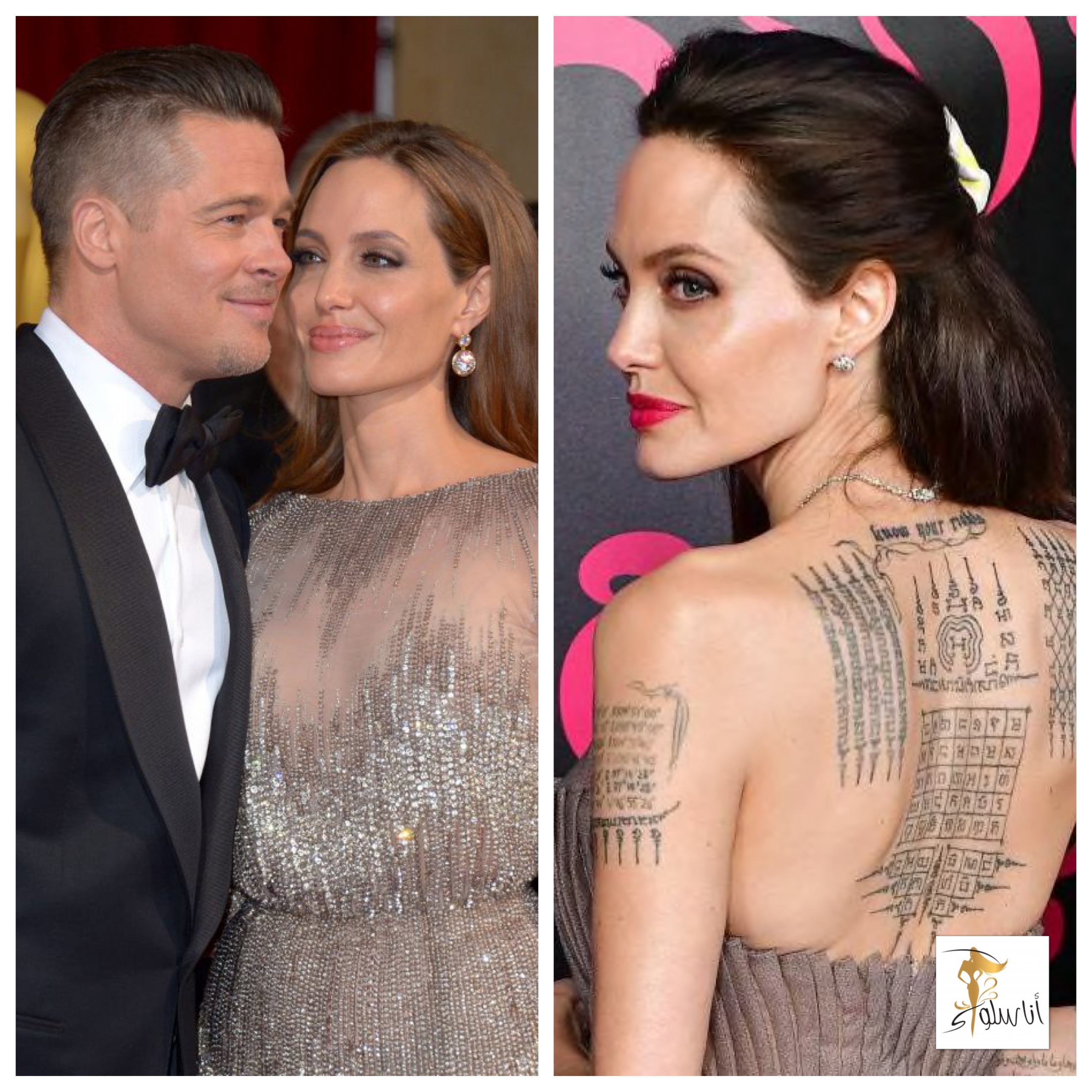 Angelina Jolie tattoos