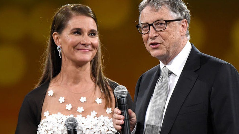 Bill Gates and his wife