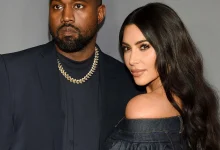 Kanye West and Kim Kardashian