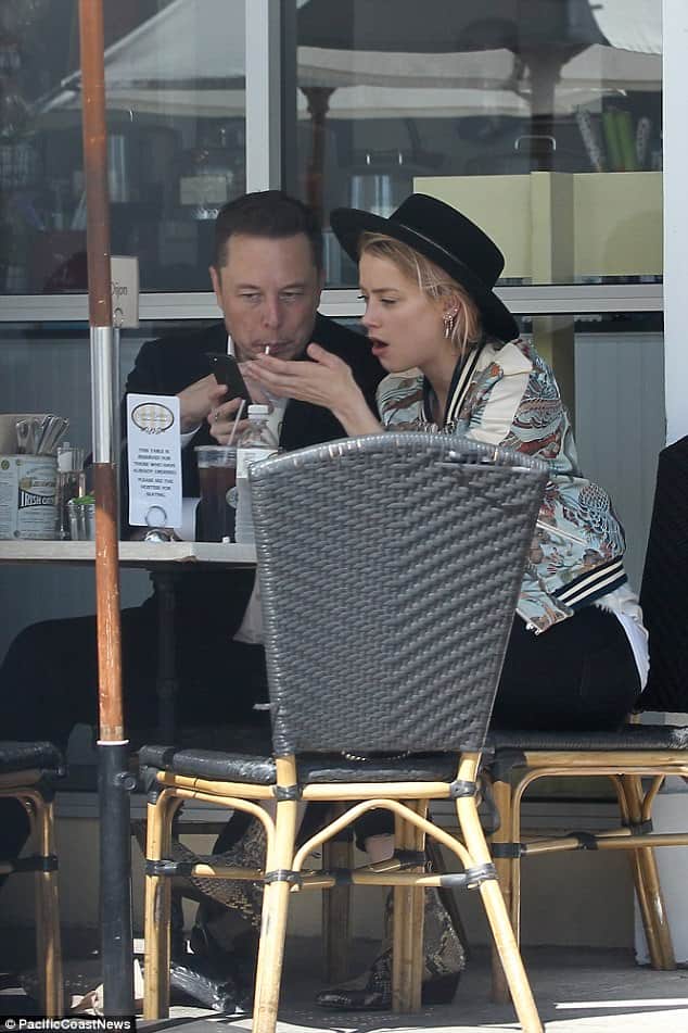 Elon Musk og Amber Heard