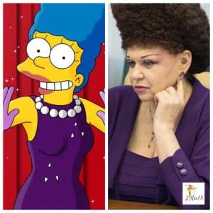 Anggota parlemen Rusia amarga gaya rambut dheweke katon kaya Marge Simpson