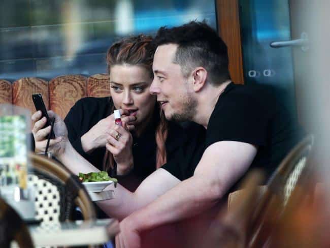 Elon Musk og Amber Heard