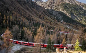 Det længste tog i verden er i Schweiz