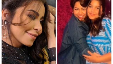 Sherine Abdel Wahab og hendes datter her