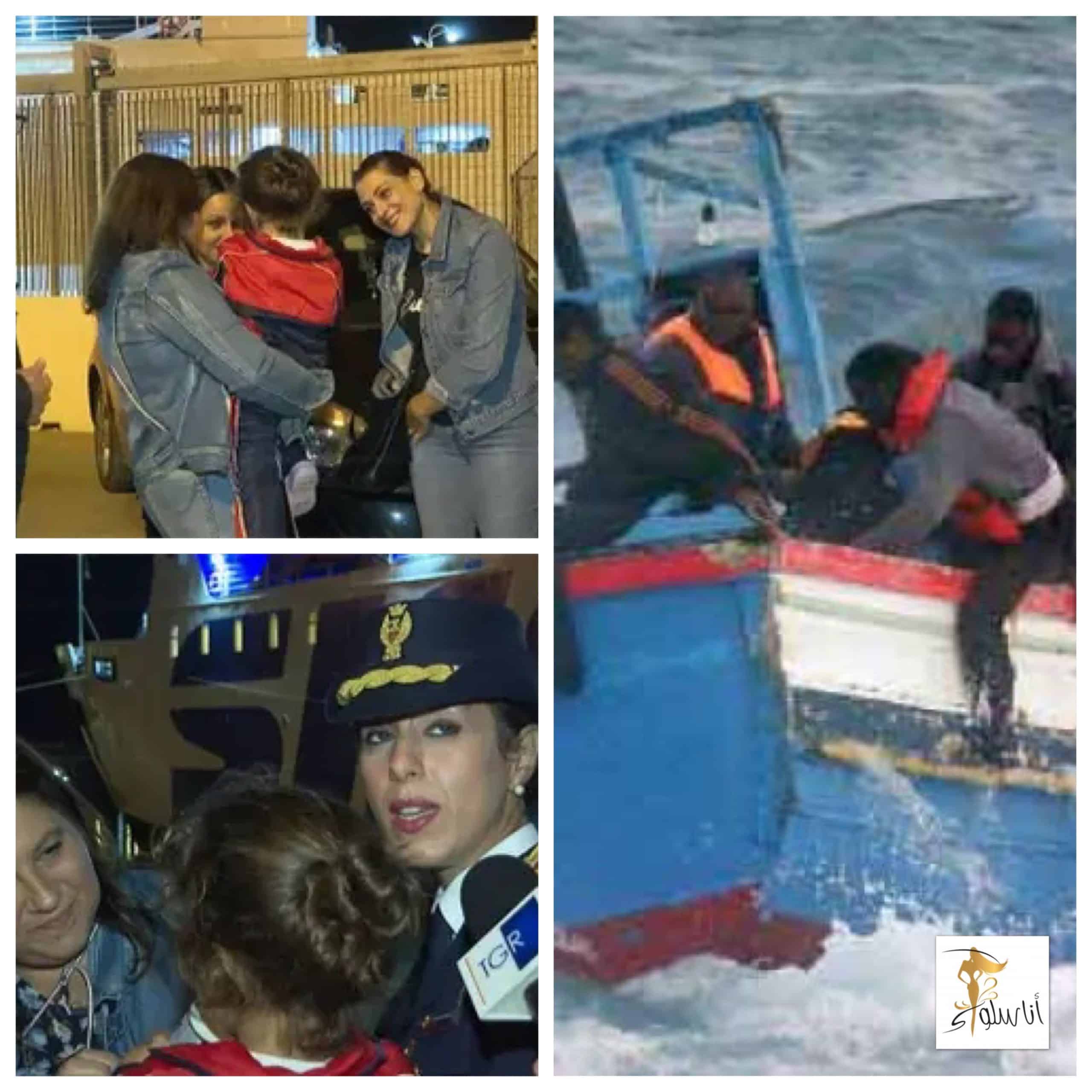 突尼斯四歲女孩是非法移民船