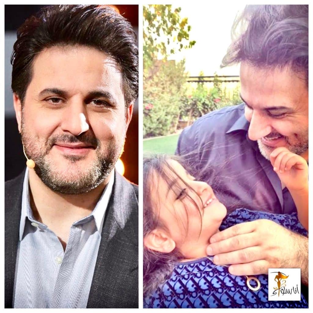 Melhem Zein et sa fille