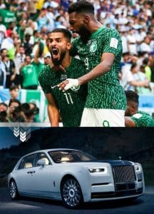 Rolls-Royce för varje spelare i det saudiska landslaget