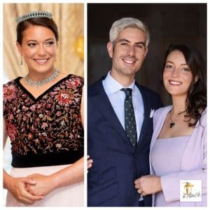 Putri Alexandra de Luxembourg sareng cincin pertunangan tandatanganna