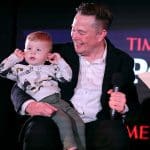 Elon Musk amb el seu fill