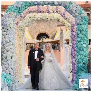 Donald Trump og dóttir hans Tiffany