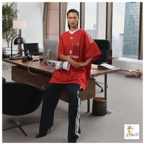 Bella Hadid anopenya simba nemuunganidzwa mutsva we adidas uye balenciaga