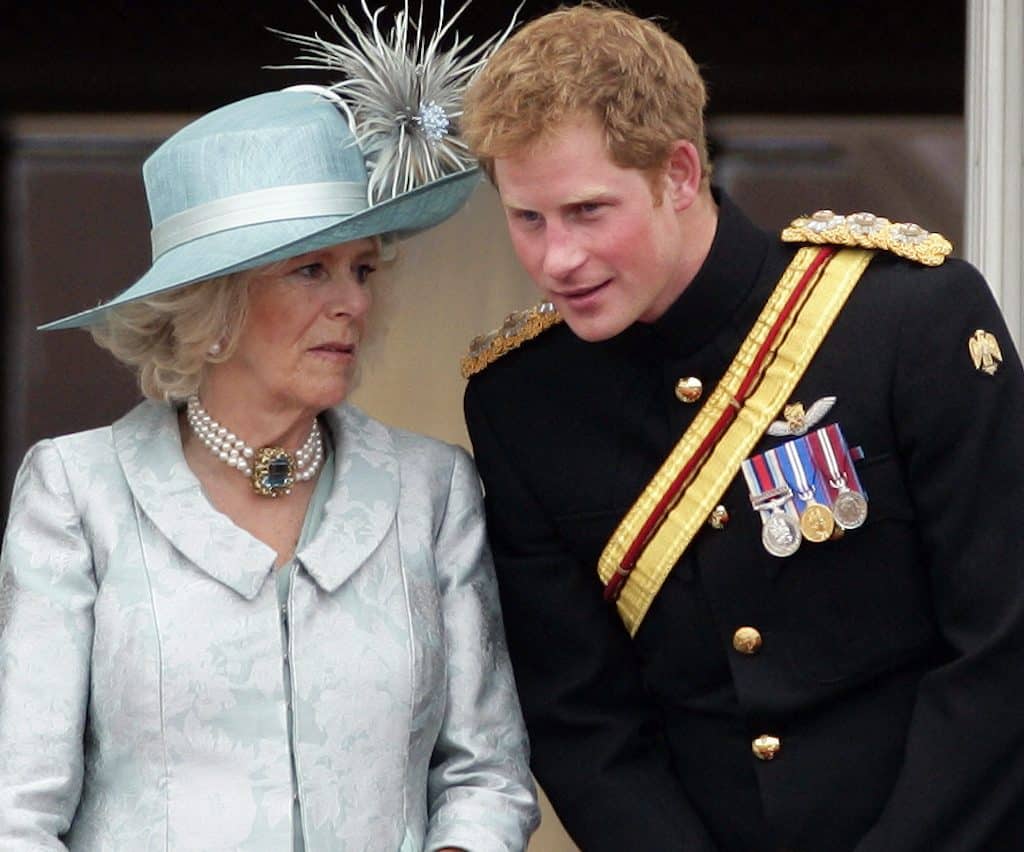 Prins Harry og dronning Camilla