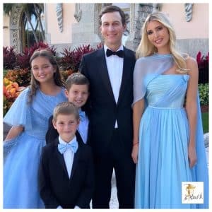 Ivanka Trump nrog nws tsev neeg