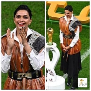 Deepika Padukone tại lễ bế mạc World Cup ở Qatar