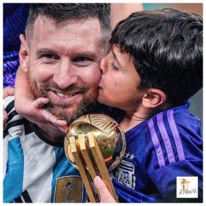 Messi et son fils