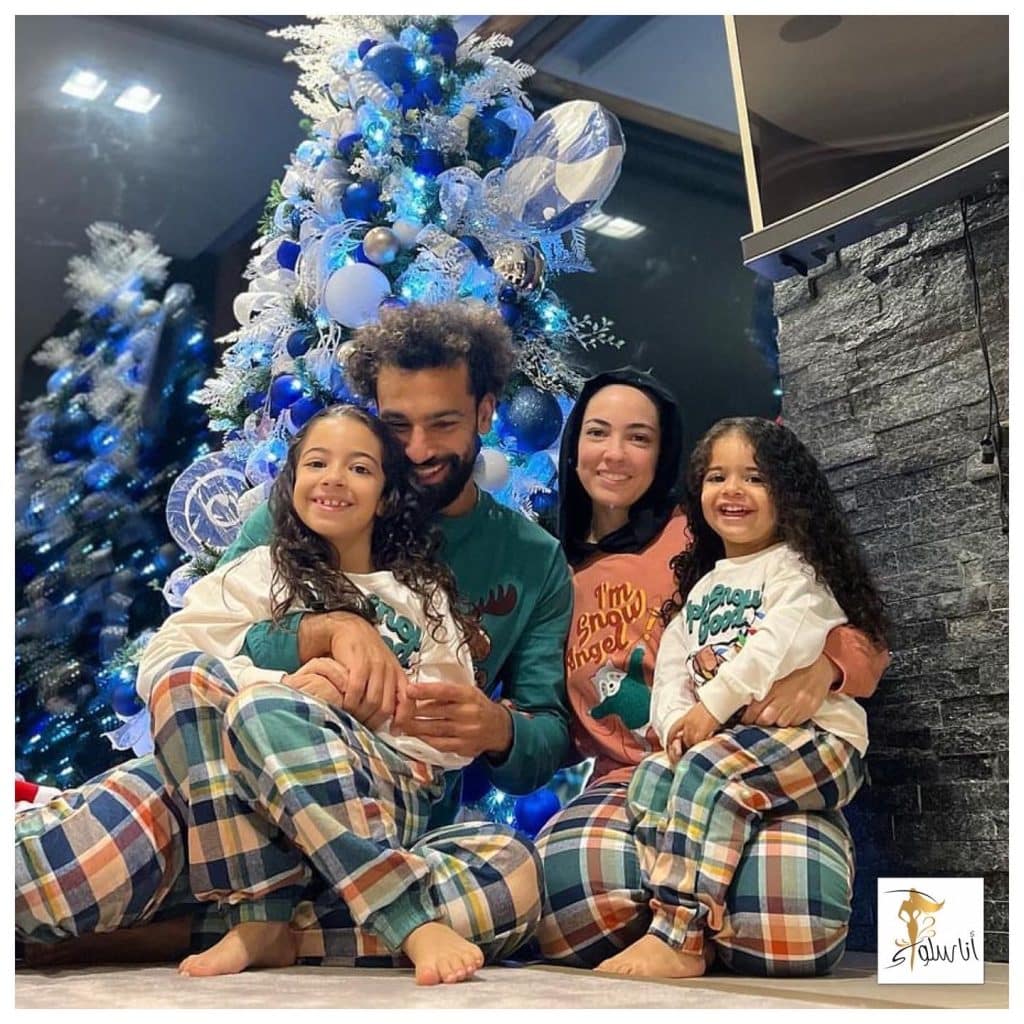 Mohamed Salah and his family