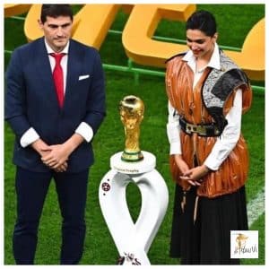 Діпіка Падуконе на церемонії закриття Чемпіонату світу з футболу в Катарі
