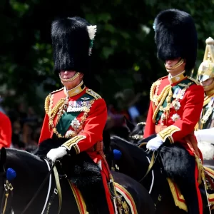 Trooping the colours