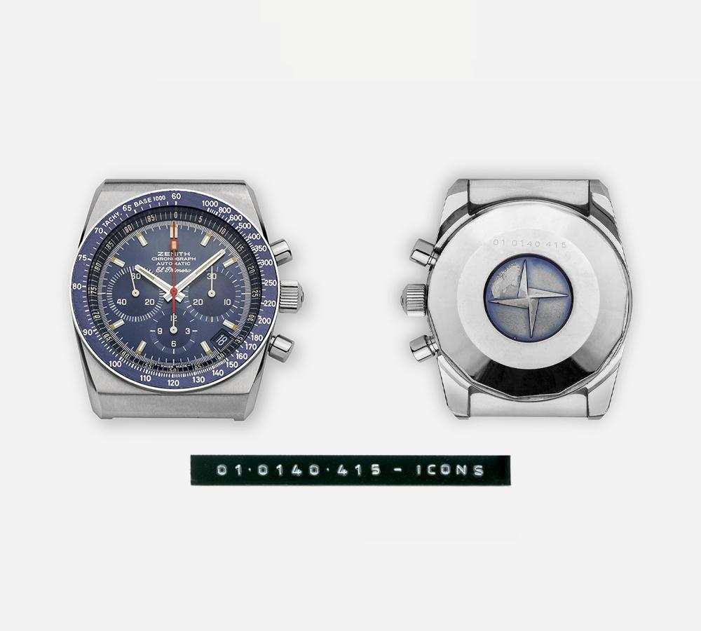 FA'AALIINA LE LUA LUA O LE ZENITH ICONS chronograph collection o le XNUMXs i le RE-LUXURY SALON