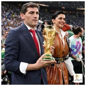 Deepika Padukone tại lễ bế mạc World Cup ở Qatar