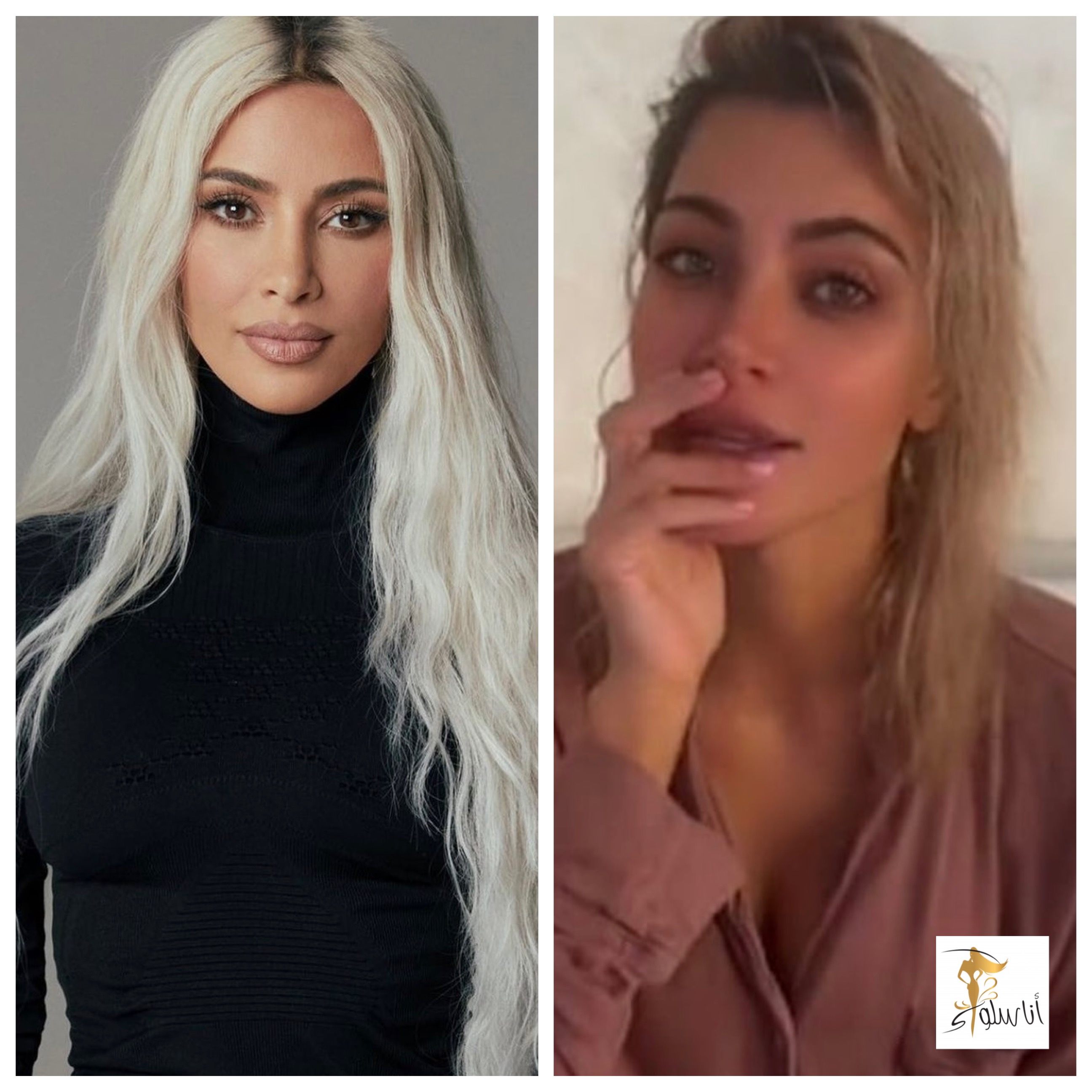 Izinwele zikaKim Kardashian ziyashaqisa