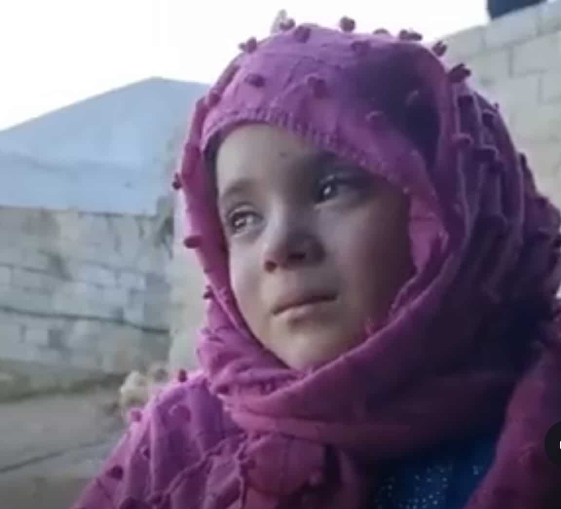 Një vajzë siriane qau botën
