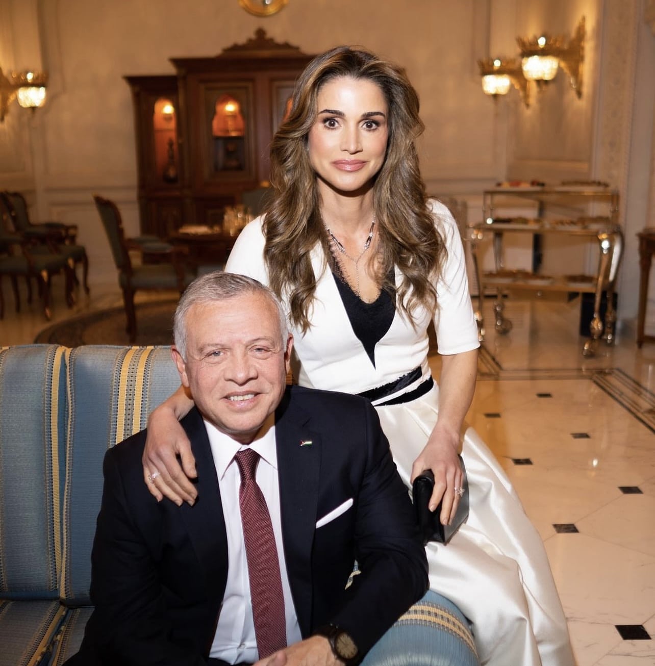 Queen Rania na Eze Abdullah