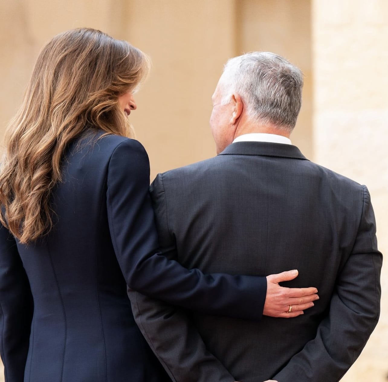 الملكة رانيا والملك عبد الله